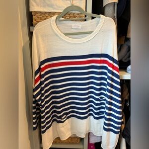 Mer Sea Catalina crew neck red and blue